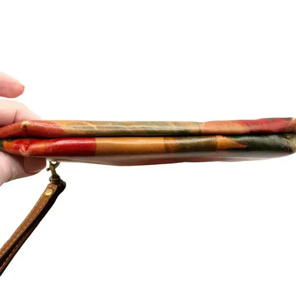 Patricia Nash Vintage Wristlet Womens Leather Savena Spring Multi Wristlet - Picture 3 of 7
